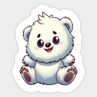 Cute Bear Yeti Kawaii Sticker